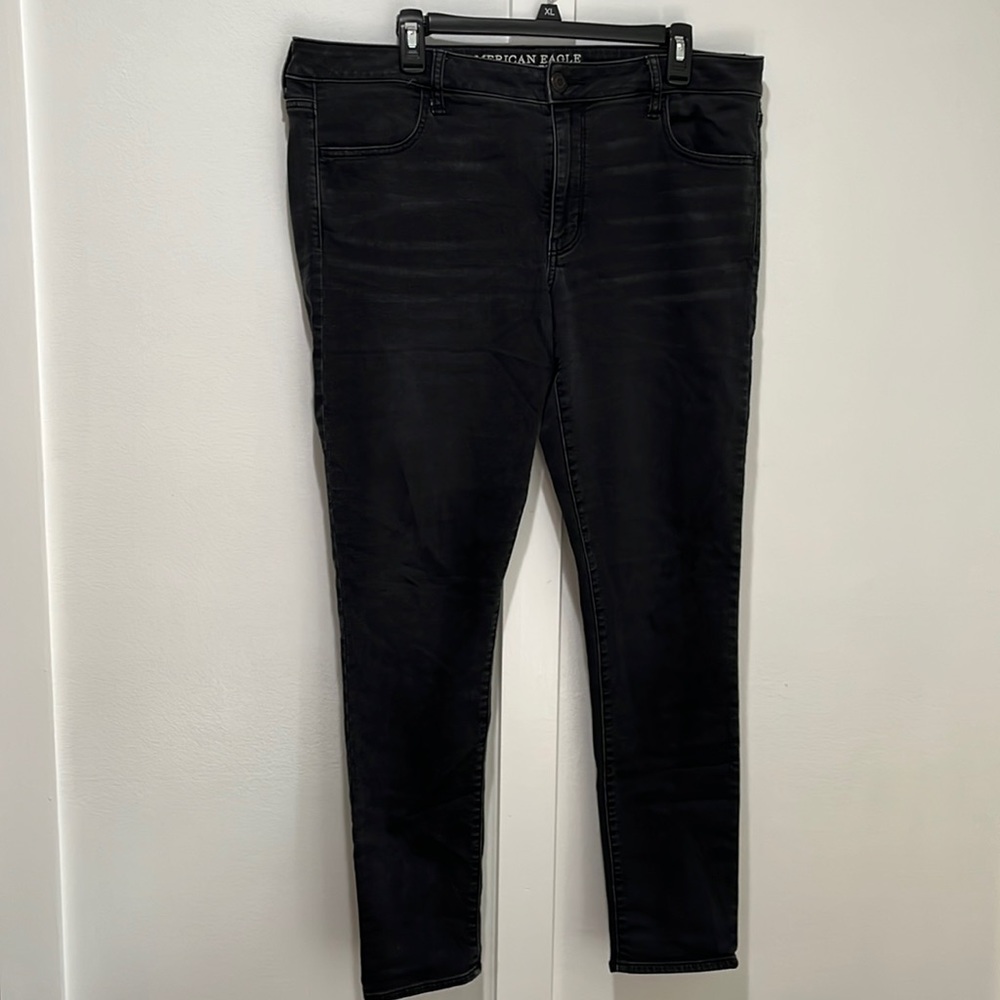 Black American Eagle Jegging